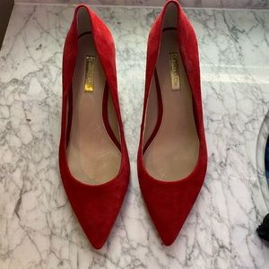 red stilettos